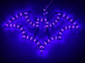 LED Halloween Bat Sign (Purple/Orange)